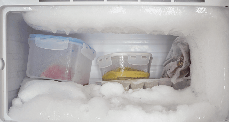 یخ زدگی برفک داخل یخچال